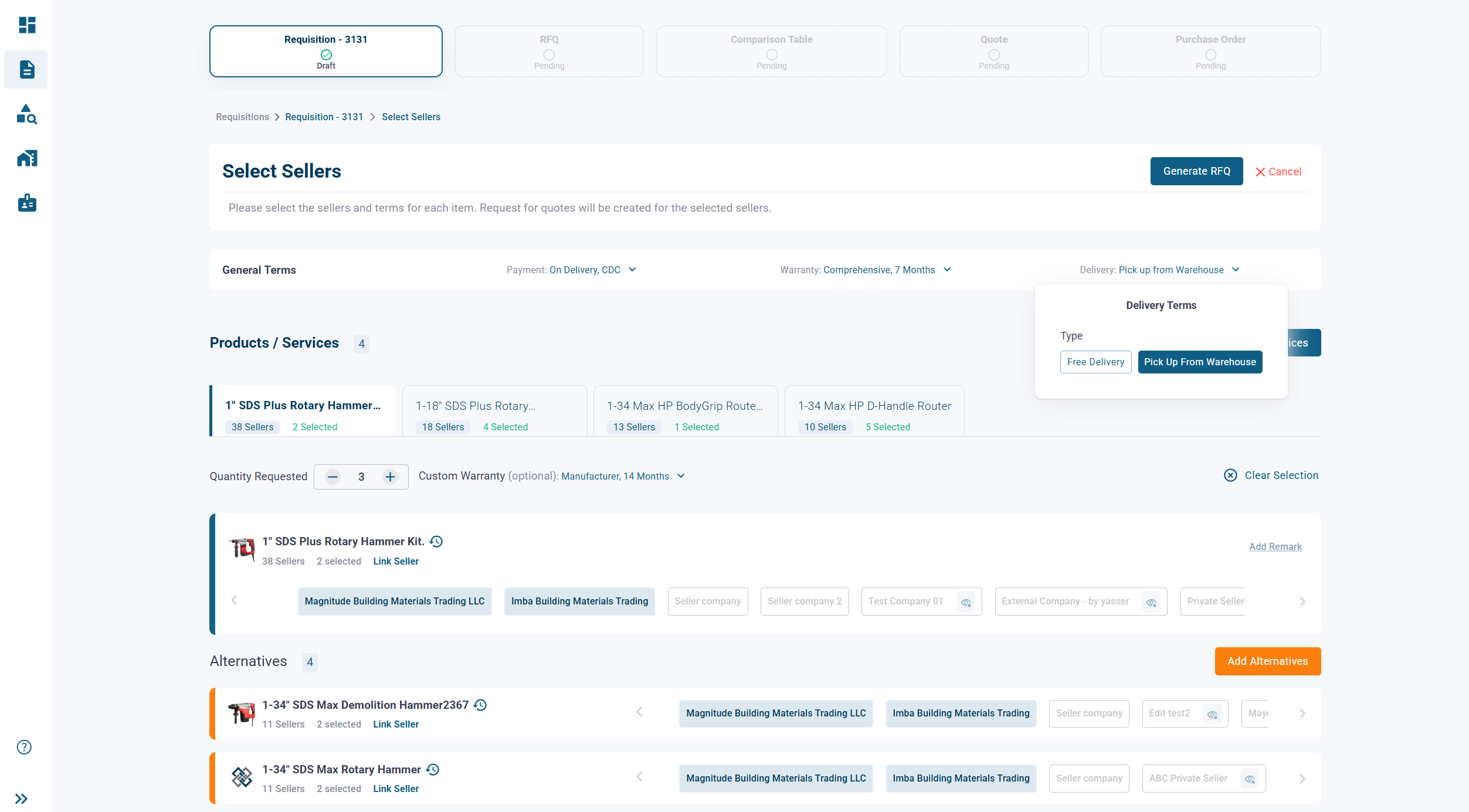 Smart Requisition Start